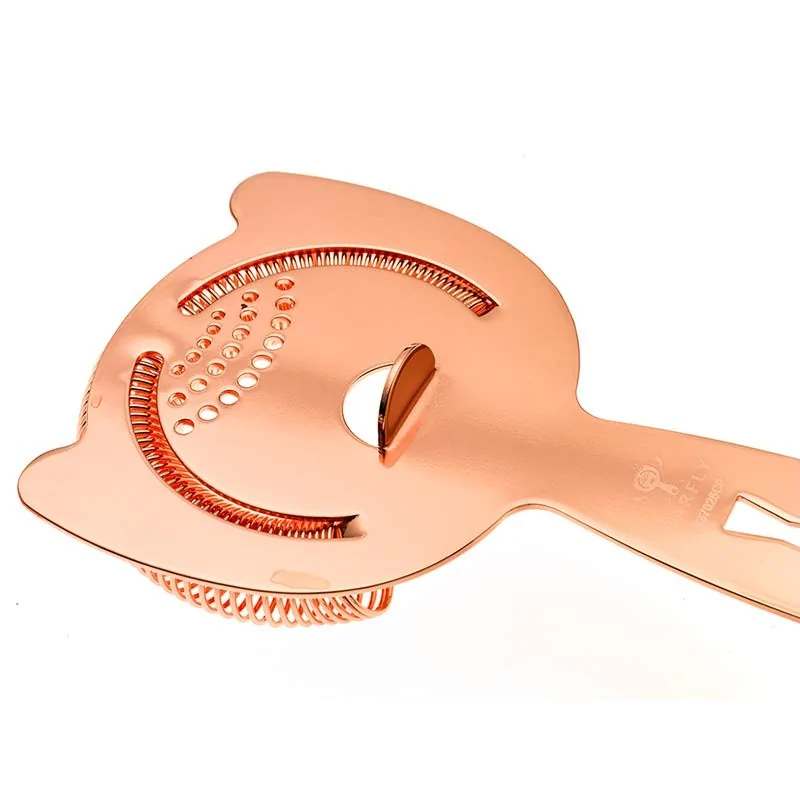 Barfly Heavy-Duty Spring Bar Strainer - Copper Plated - Set of 6 Barfly Heavy-Duty Spring Bar Strainer - Copper Plated - Set of 6