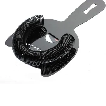 Barfly Heavy-Duty Spring Bar Strainer - Black - Set of 6