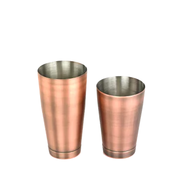 Barfly Shaker/Tin Set - Antique Copper - Set of 6