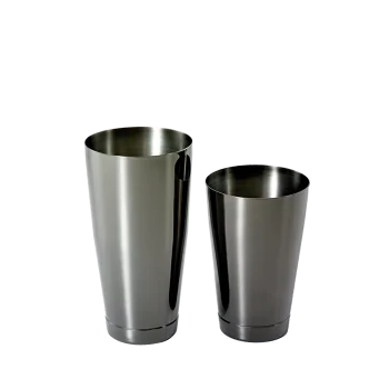 Barfly Shaker/Tin Set - Black - Set of 6
