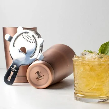 Barfly Shaker/Tin Set - Antique Copper - Set of 6