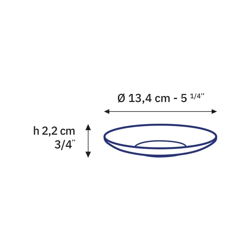 Duralex Le Gigogne Collection Clear Saucer - 5 1/4" - Case of 72 Duralex Le Gigogne Collection Clear Saucer - 5 1/4" - Case of 72