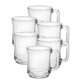 Duralex Lys Collection Clear Mug - 10 3/8 oz - Case of 48