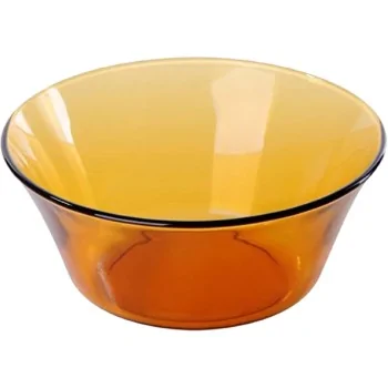 Duralex Lys Collection Amber Table Bowl - 4 1/8" x 2" 8 3/8 oz - Case of 72
