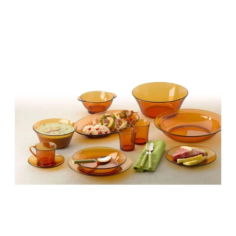 Duralex Lys Collection Amber Table Bowl - 4 1/8" x 2" 8 3/8 oz - Case of 72