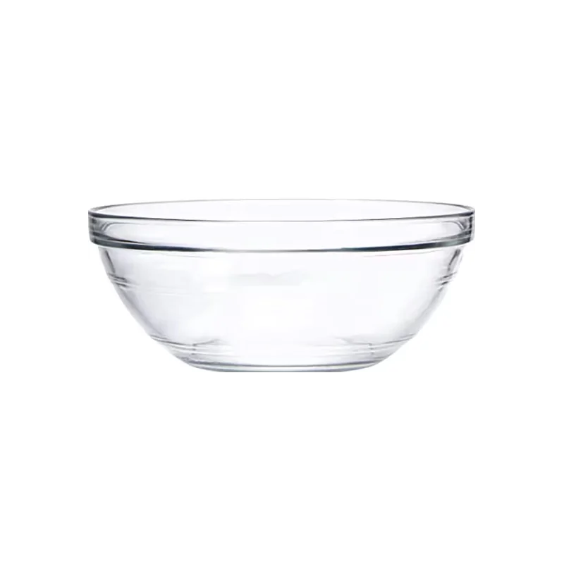 Duralex Le Gigogne Collection Clear Stackable Bowl - 9" x 3 5/8" 2.5 qt - Case of 12