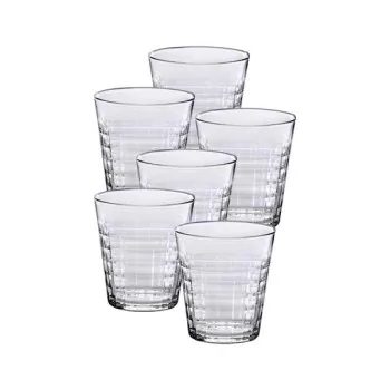 Duralex Prisme Collection Clear Tumbler - 7 3/8 oz - Case of 48