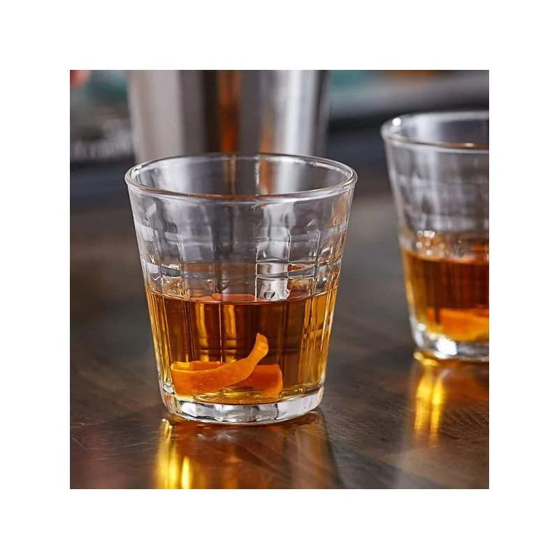 Duralex Prisme Collection Clear Tumbler - 7 3/8 oz - Case of 48