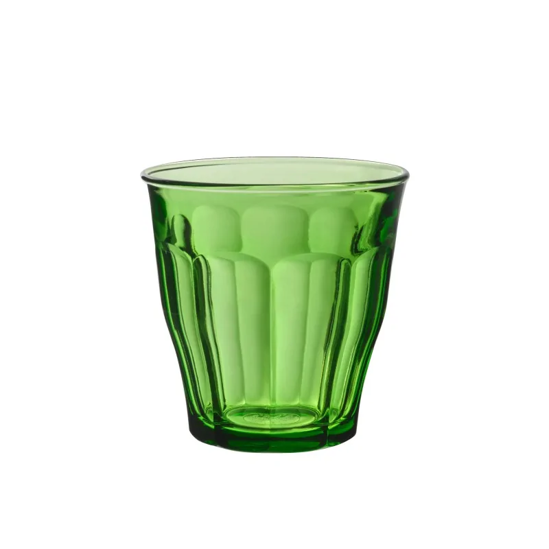 Duralex Picardie Collection Green Tumbler - 10 3/8 oz - Case of 48
