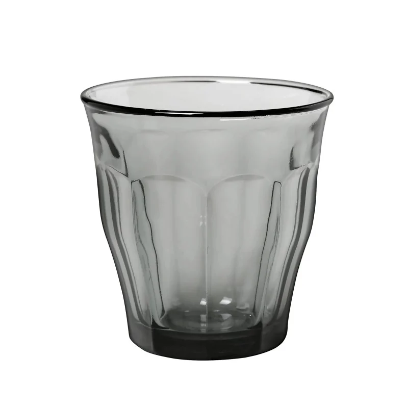 Duralex Picardie Collection Grey Tumbler - 10 3/8 oz - Case of 48 Duralex Picardie Collection Grey Tumbler - 10 3/8 oz - Case of 48
