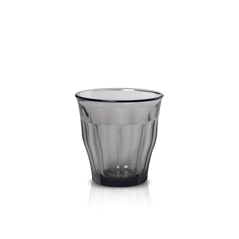 Duralex Picardie Collection Grey Tumbler - 10 3/8 oz - Case of 48 Duralex Picardie Collection Grey Tumbler - 10 3/8 oz - Case of 48