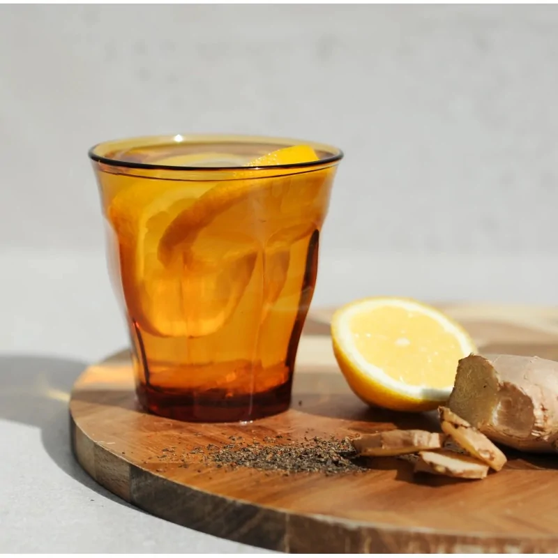 Duralex Picardie Collection Amber Tumbler - 10 3/8 oz - Case of 48