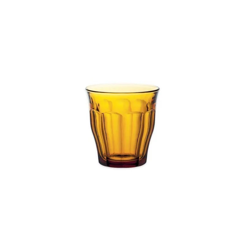 Duralex Picardie Collection Amber Tumbler - 8 3/8 oz - Case of 72 Duralex Picardie Collection Amber Tumbler - 8 3/8 oz - Case of 72