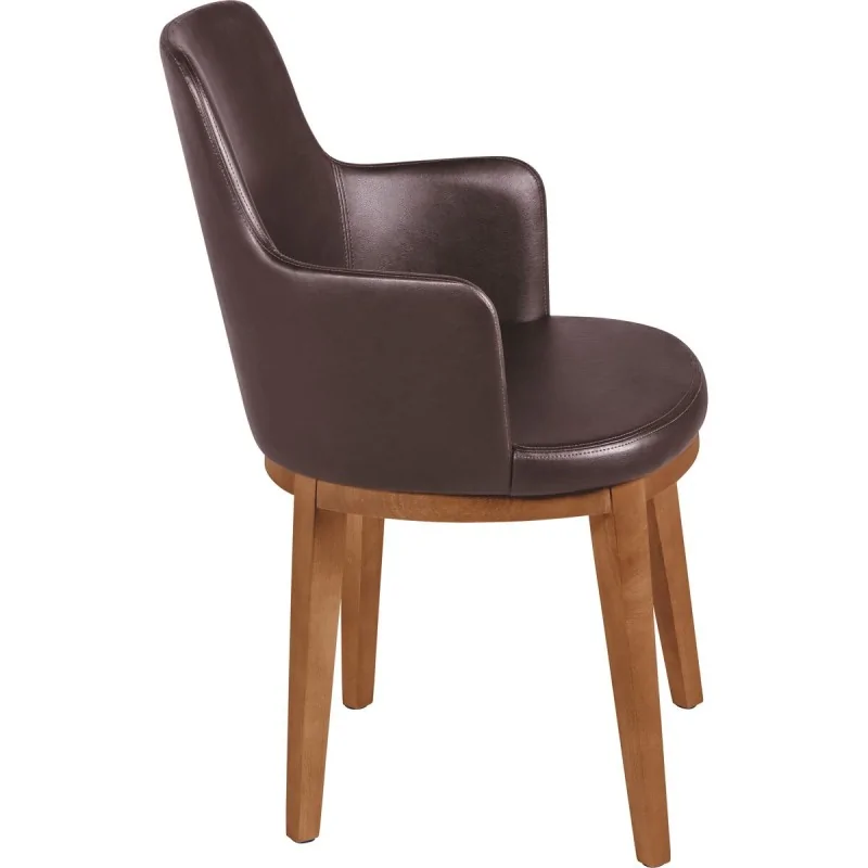 London Armchair Almond Upholstered Coffee - Set of 2