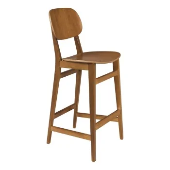 London Wooden Barstool Almond - 14.2" x 17.1" x 43.5"
