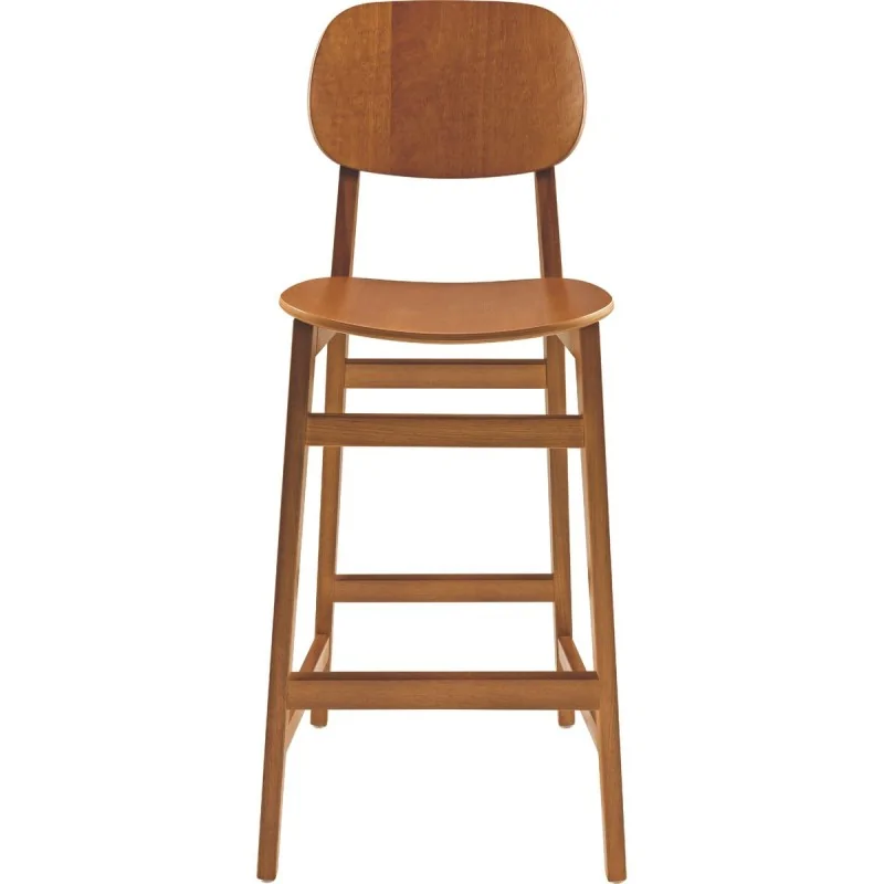 London Wooden Barstool Almond - 14.2" x 17.1" x 43.5" London Wooden Barstool Almond - 14.2" x 17.1" x 43.5"