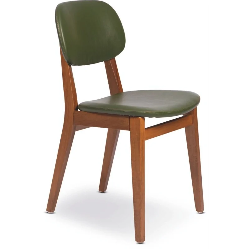 Tauari Almond Green Upholstered Chair London - 20.6" x 17.7" x 32.7" - Set of 2 Tauari Almond Green Upholstered Chair London - 20.6" x 17.7" x 32.7" - Set of 2