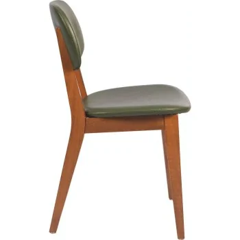 Tauari Almond Green Upholstered Chair London - 20.6" x 17.7" x 32.7" - Set of 2