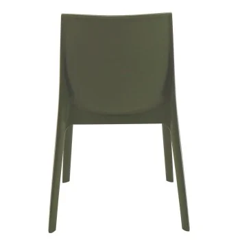 Poly Chair Green - 20.1" x 20.5" x 31.5" - Set of 4