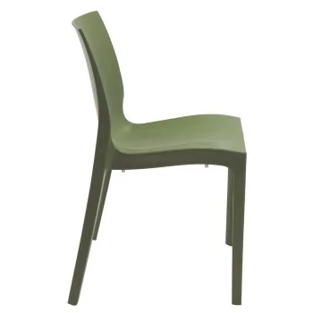 Poly Chair Green - 20.1" x 20.5" x 31.5" - Set of 4