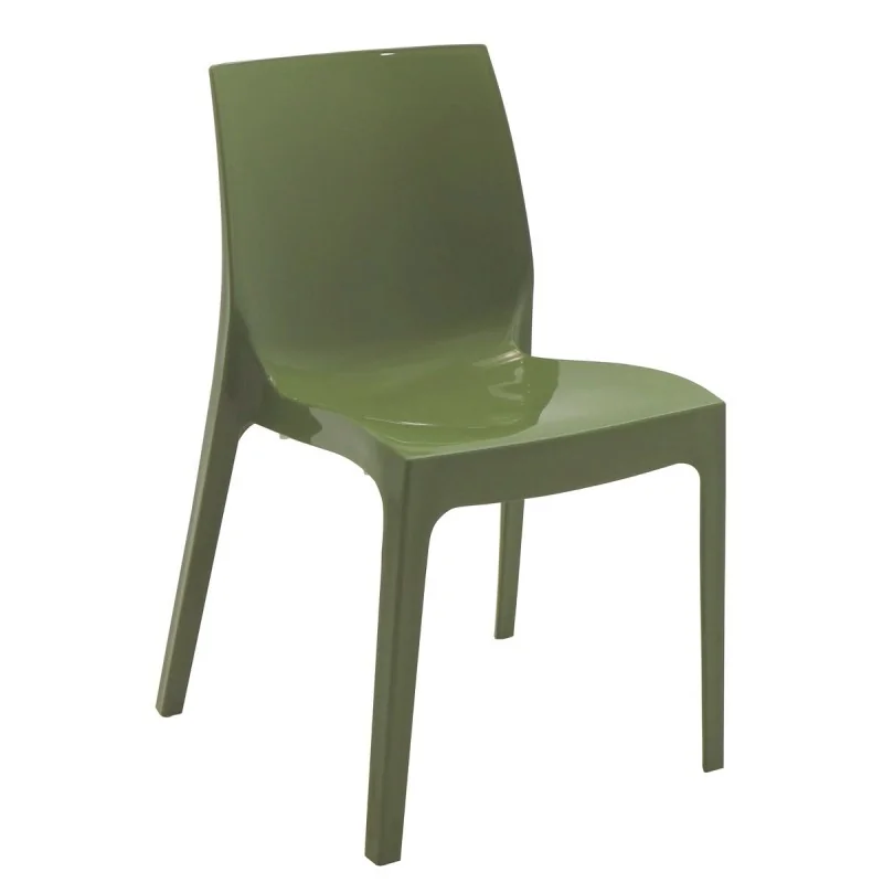 Poly Chair Green - 20.1" x 20.5" x 31.5" - Set of 4 Poly Chair Green - 20.1" x 20.5" x 31.5" - Set of 4