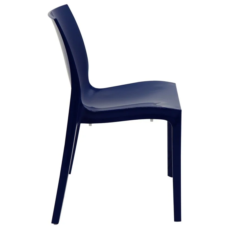 Poly Chair Blue - 20.1" x 20.5" x 31.5" - Set of 4