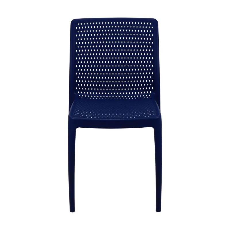 Poly Chair Blue Ocean Clean - 21.3" x 20.1" x 32.5" - Set of 4 Poly Chair Blue Ocean Clean - 21.3" x 20.1" x 32.5" - Set of 4