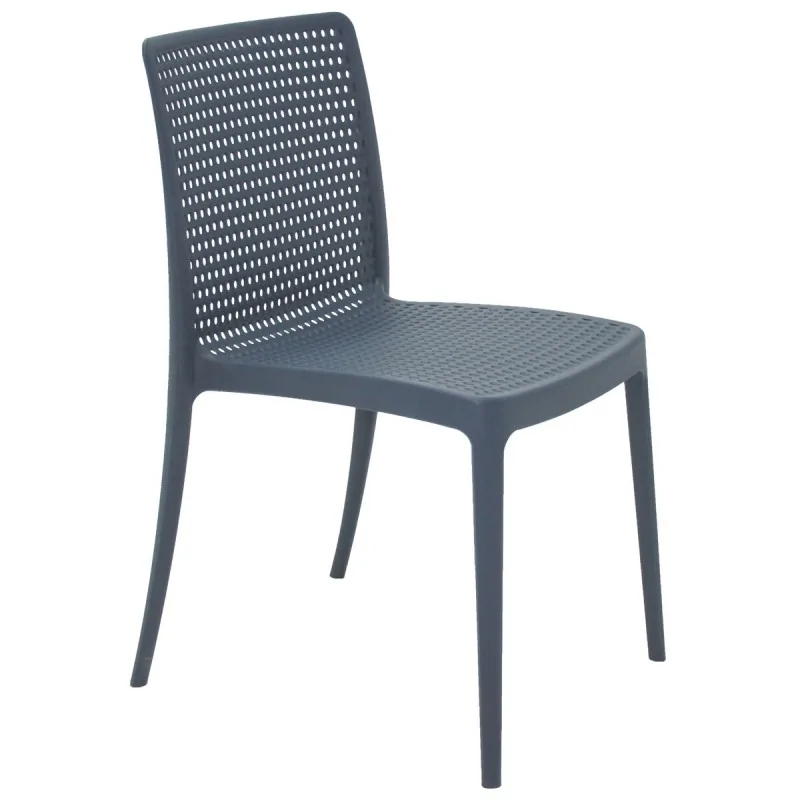 Poly Chair Blue - 21.3" x 20.1" x 32.5" - Set of 4