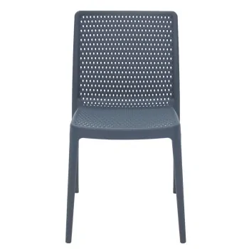 Poly Chair Blue - 21.3" x 20.1" x 32.5" - Set of 4