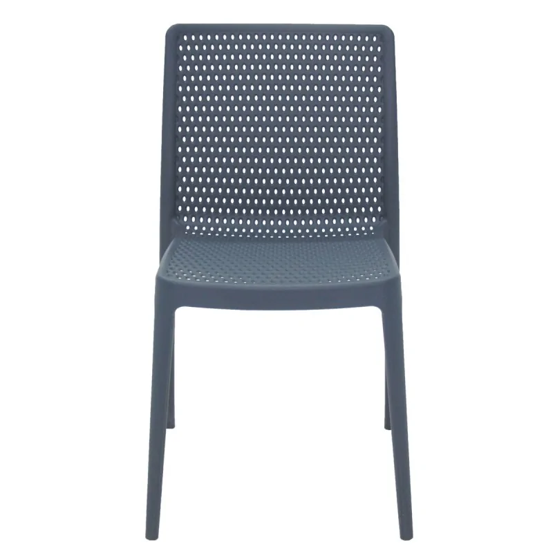 Poly Chair Blue - 21.3" x 20.1" x 32.5" - Set of 4