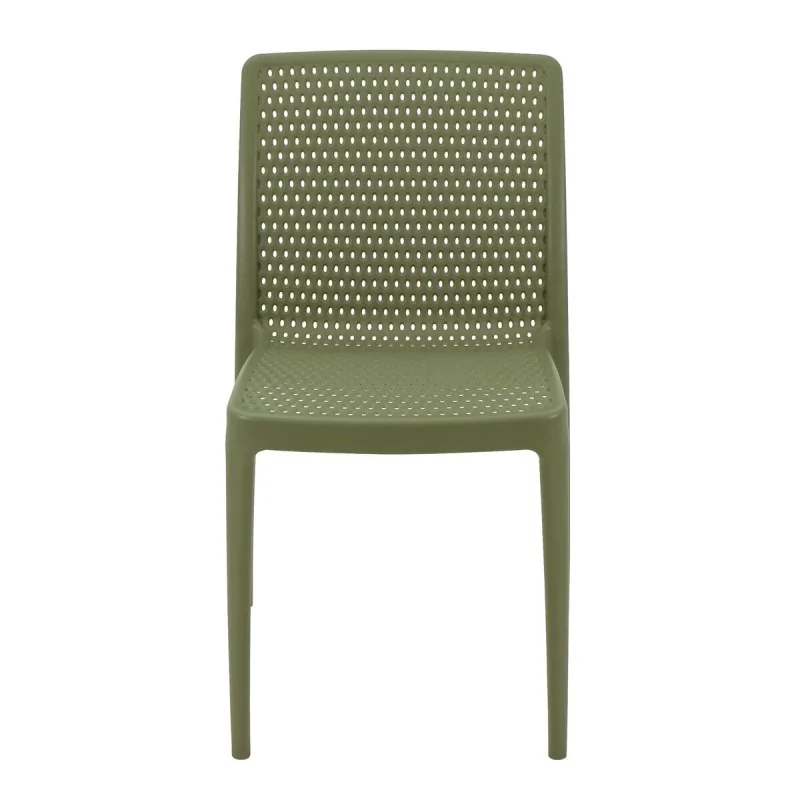 Poly Chair Olive Green - 21.3" x 20.1" x 32.5" - Set of 4 Poly Chair Olive Green - 21.3" x 20.1" x 32.5" - Set of 4