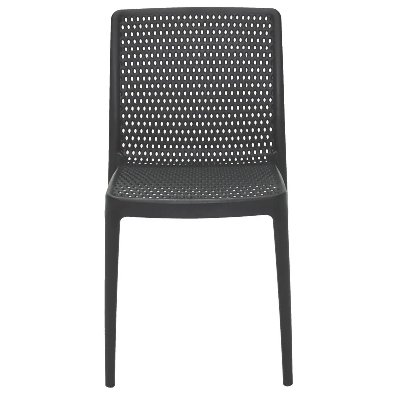 Poly Chair Black - 21.3" x 20.1" x 32.5" - Set of 4 Poly Chair Black - 21.3" x 20.1" x 32.5" - Set of 4