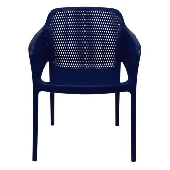 Poly Armchair Blue - 21.9" x 24" x 31.5" - Set of 4