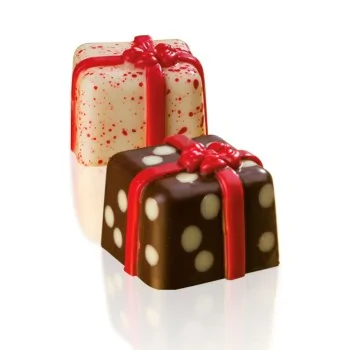 Polycarbonate Gift Chocolate Praline Mold - 28 pcs - 26 mm x 26 mm x h 20 mm