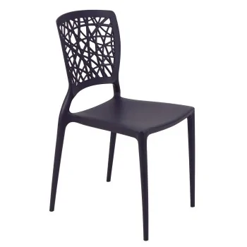 Poly Chair Dark Gray - 20.1" x 16.9" x 33.3" - Set of 4