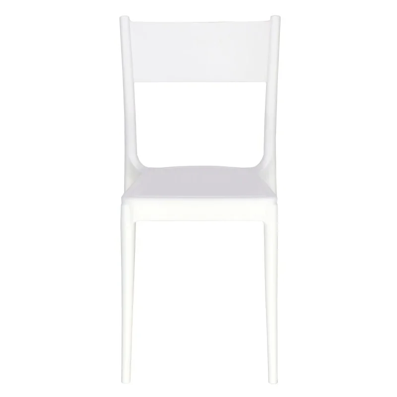 Poly Chair White - 20.1" x 20.5" x 31.5" - Set of 4 Poly Chair White - 20.1" x 20.5" x 31.5" - Set of 4