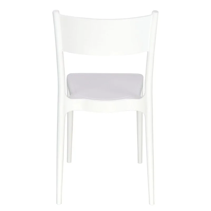 Poly Chair White - 20.1" x 20.5" x 31.5" - Set of 4 Poly Chair White - 20.1" x 20.5" x 31.5" - Set of 4