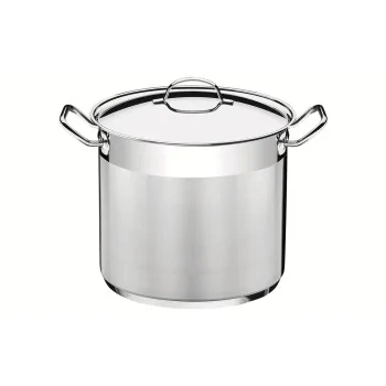 Tramontina 16.5 qt (15.7l) Covered Stock Pot (Ø28 cm) - Triply Base - with Lid