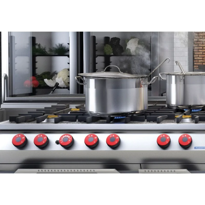 Tramontina 16.5 qt (15.7l) Covered Stock Pot (Ø28 cm) - Triply Base - with Lid