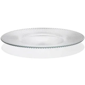 11.02'' Plate Aria Clear Glass - set of 64