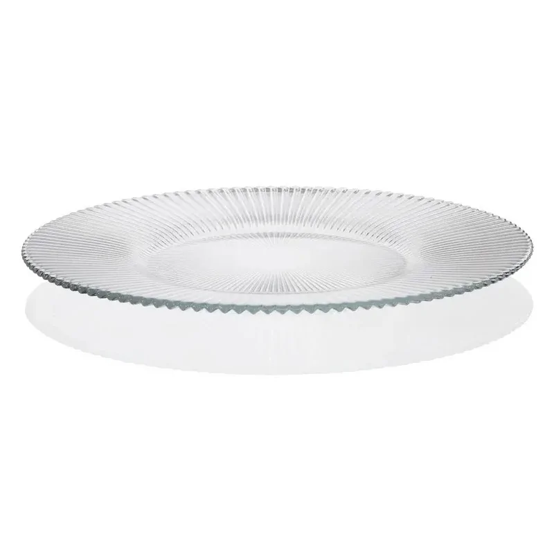 11.02'' Plate Aria Clear Glass - set of 64 11.02'' Plate Aria Clear Glass - set of 64