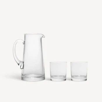 Kosta Boda Limelight 3pcs Gift Set Pitcher & 2 DOF Clear