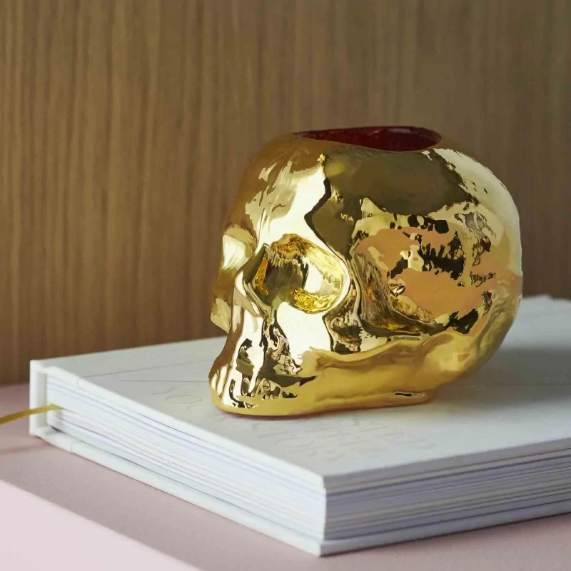 Kosta Boda Still Life Votive Gold 21K Kosta Boda Still Life Votive Gold 21K