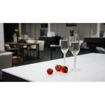 Orrefors Carat Crystal Champagne Flute - Set of 2