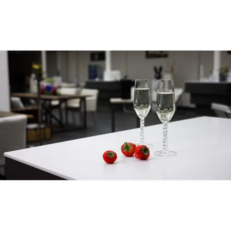 Orrefors Carat Crystal Champagne Flute - Set of 2 Orrefors Carat Crystal Champagne Flute - Set of 2