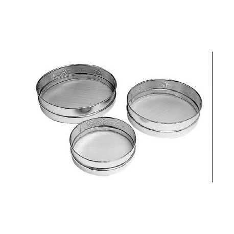 Matfer Bourgeat 115020 Matfer Bourgeat Set Of 3 Sieves Metal Mesh (7", 8" And 10") Sifters and Strainers