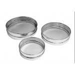 Matfer Bourgeat 115020 Matfer Bourgeat Set Of 3 Sieves Metal Mesh (7", 8" And 10") Sifters and Strainers