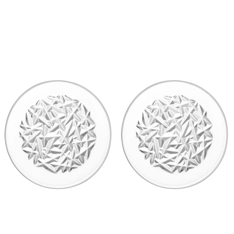 Orrefors Carat Side Plate 7 1/2 Inch - Set of 2 Orrefors Carat Side Plate 7 1/2 Inch - Set of 2