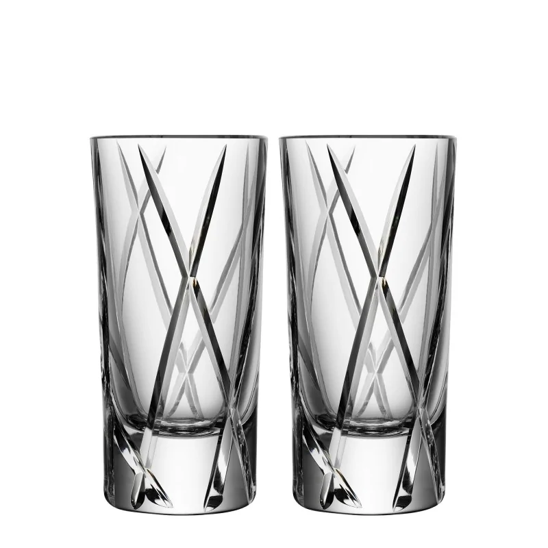 Orrefors City Crystal Shot - Set of 2