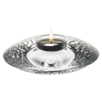 Orrefors Discus Crystal Clear Votive